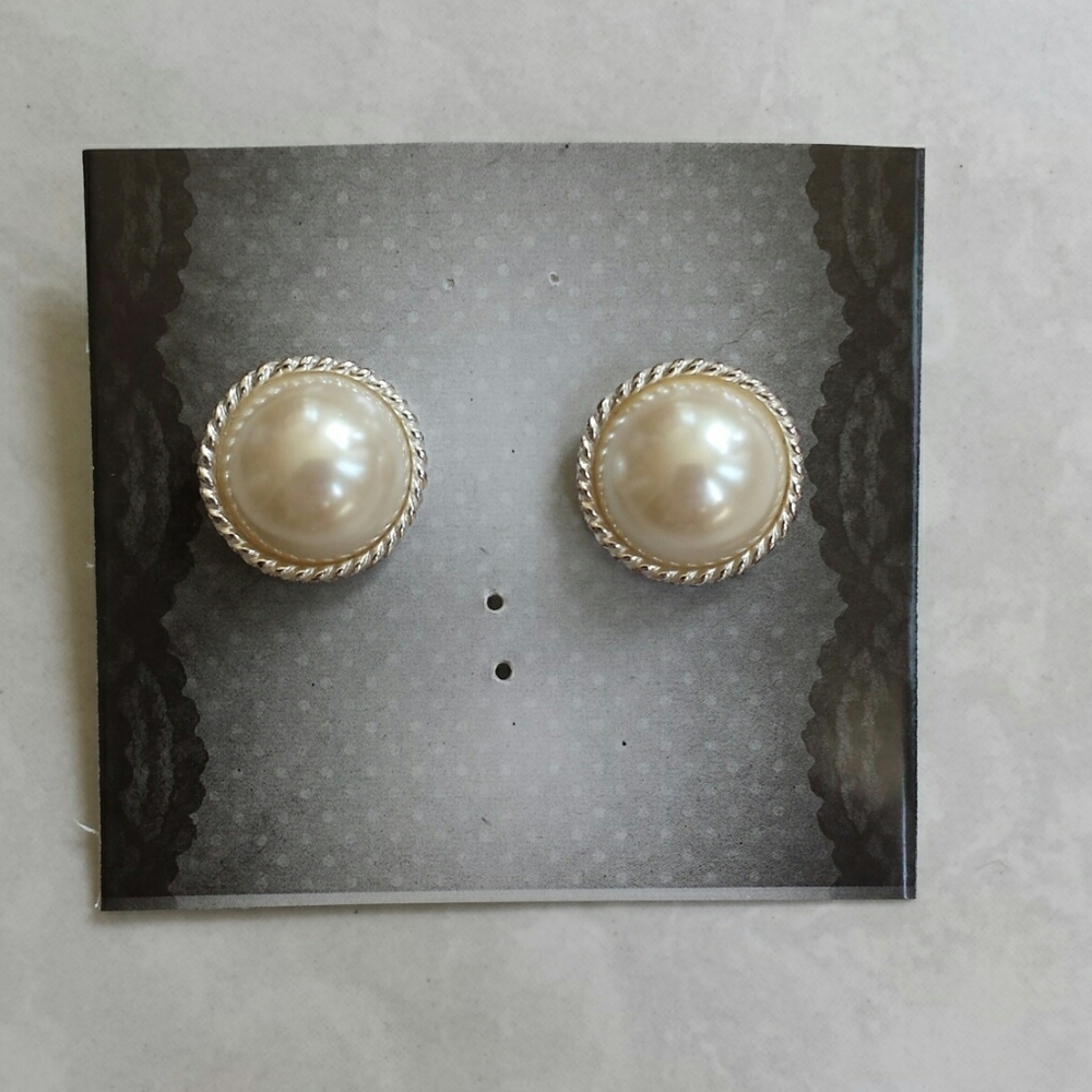 Boutique Faux Pearl Earrings